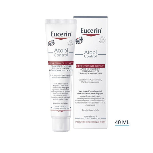 Eucerin Atopicontrol Intensive Soothing Cream for Very Dry Skin 40ml (1.35fl oz) - FrenchBeautyHub