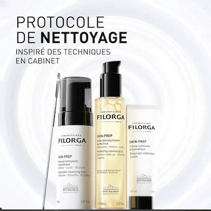 Filorga Skin - Prep Cleansing Oil + Cleansing Foam Duo 550ml (18.58fl oz) - FrenchBeautyHub