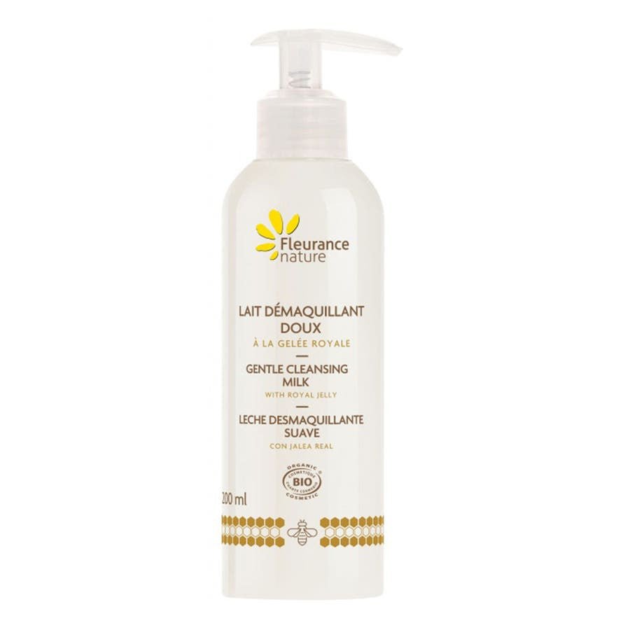 Fleurance Nature GENTLE CLEANSING MILK WITH ROYAL JELLY 200ml (6.76fl oz) - FrenchBeautyHub
