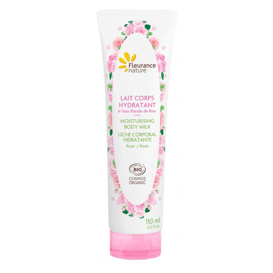 Fleurance Nature Organic ROSE MOISTURIZING BODY MILK All skin types 150ml (5.07fl oz) - FrenchBeautyHub