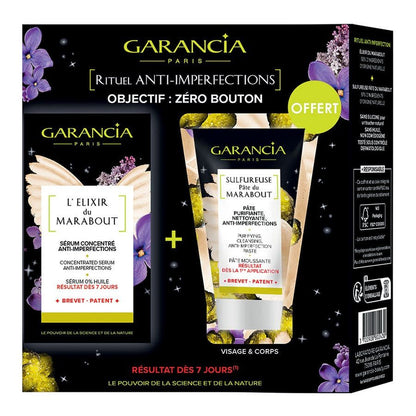 Garancia Marabout Anti - Blemish Ritual with Sulfurous Paste and Marabout's Elixir - FrenchBeautyHub