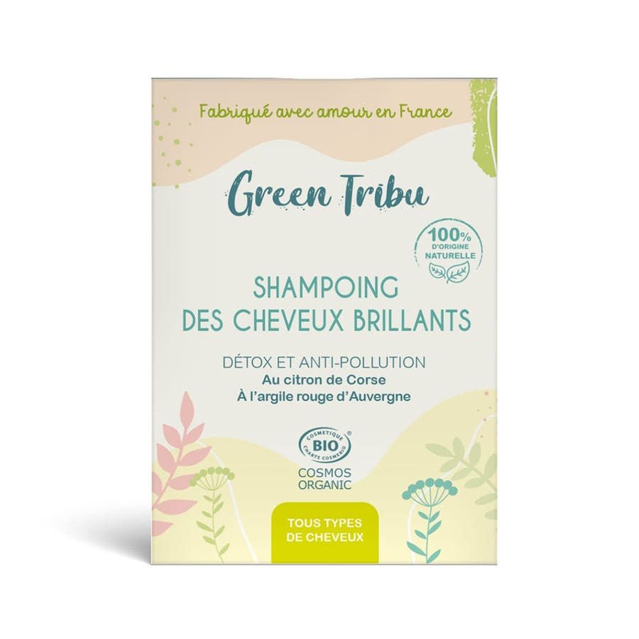Green Tribu Shampoo for shiny hair solidea 85g (2.99 oz) - FrenchBeautyHub