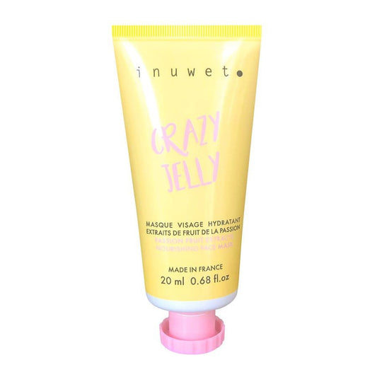 Inuwet Travel Size Crazy Jelly Masks natural moisturizers face Yellow Pineapple Perfumes 20ml (0.67fl oz) - FrenchBeautyHub