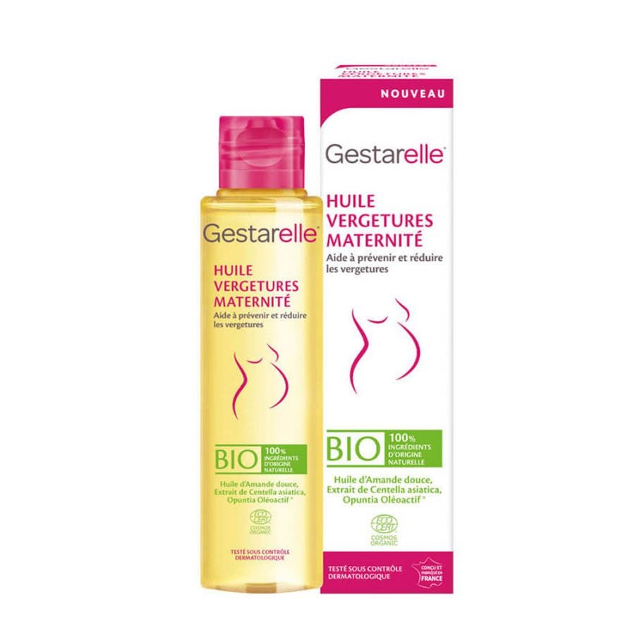Iprad Gestarelle Organic Maternity Stretch Marks Oil Prevention and Reduction 100ml (3.38 fl oz) - FrenchBeautyHub