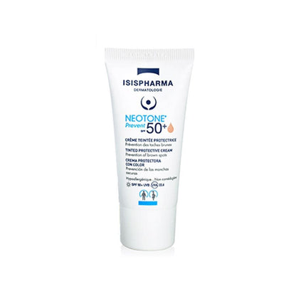 Isispharma Neotone Protective Tinted Cream Spf50+ Prevent Medium shade 30ml (1.01fl oz) - FrenchBeautyHub