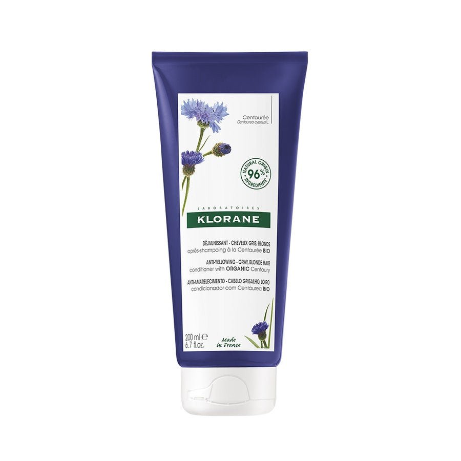 Klorane Anti - Yellowing Conditioner with Centaury 200ml (6.76fl oz) - FrenchBeautyHub