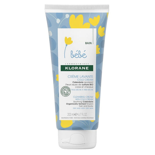 Klorane Baby Cold Cream Cleanser 200ml (6.76fl oz) - FrenchBeautyHub
