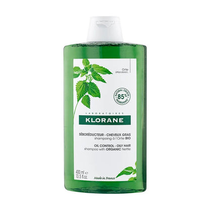 Klorane Oil Control Shampoo with Nettle Extract, Sebum - Reducing Formula - FrenchBeautyHub