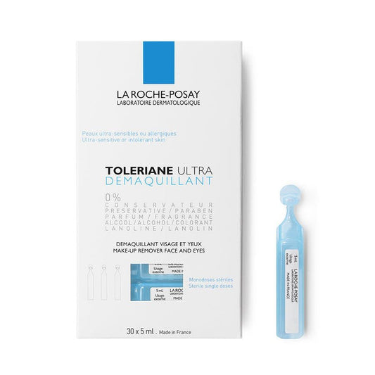 La Roche - Posay Toleriane Eye Make Up Remover 30 X Face And Eyes 150ml (5.07fl oz) - FrenchBeautyHub