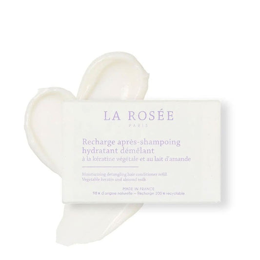 La Rosée Moisturising Detangling Hair Conditioner Refill Vegetable Keratin and Almond Milk 200g (7.05 oz) - FrenchBeautyHub