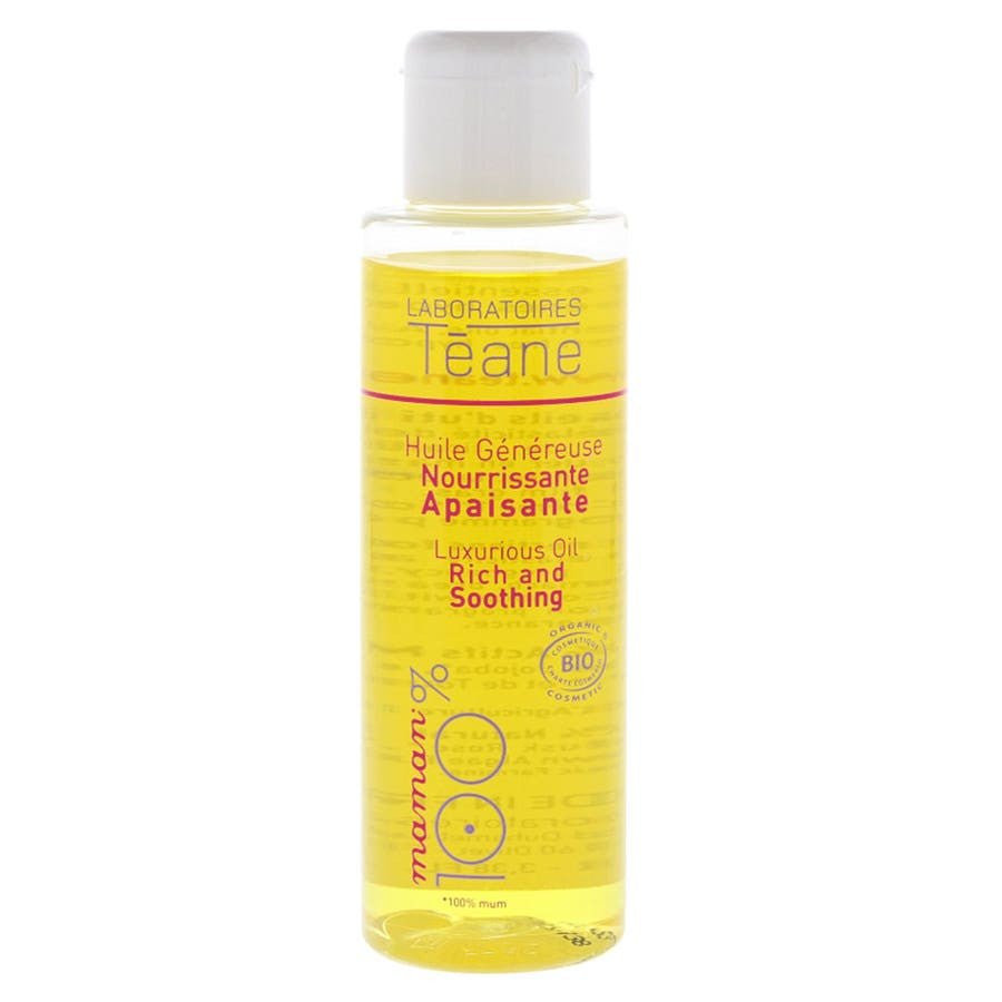 Laboratoires Teane 100% Mother Organic Generous Soothing Oil 105ml (3.55fl oz) - FrenchBeautyHub