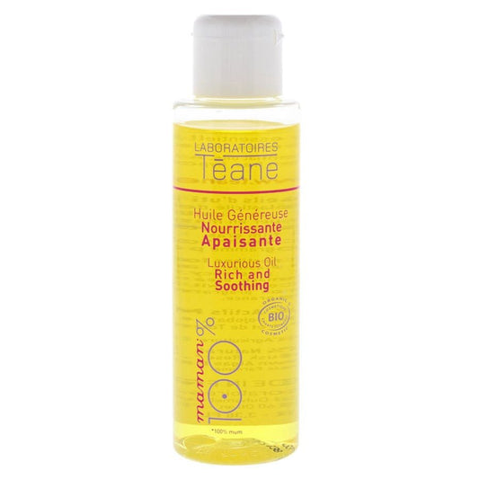 Laboratoires Teane 100% Mother Organic Generous Soothing Oil 105ml (3.55fl oz) - FrenchBeautyHub