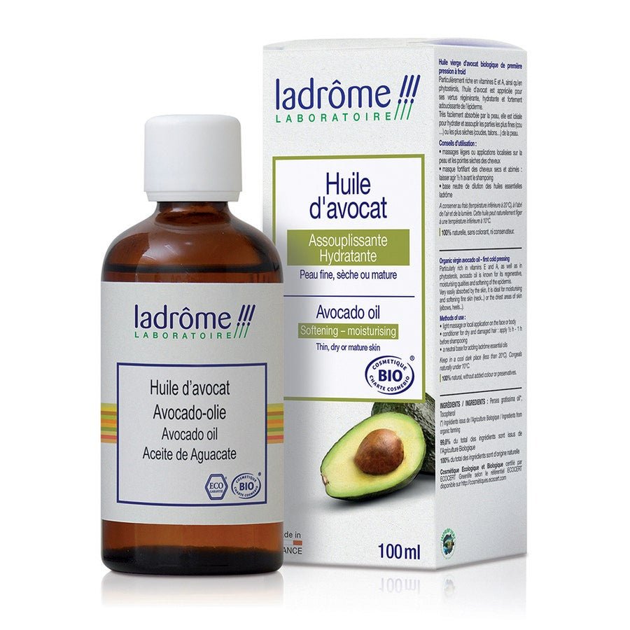 Ladrôme Organic Avocado Oil 100ml (3.38fl oz) - FrenchBeautyHub