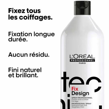 L'Oréal Professionnel Fix Design Professionnal Spray Force 5 200ml (6.76fl oz) - FrenchBeautyHub