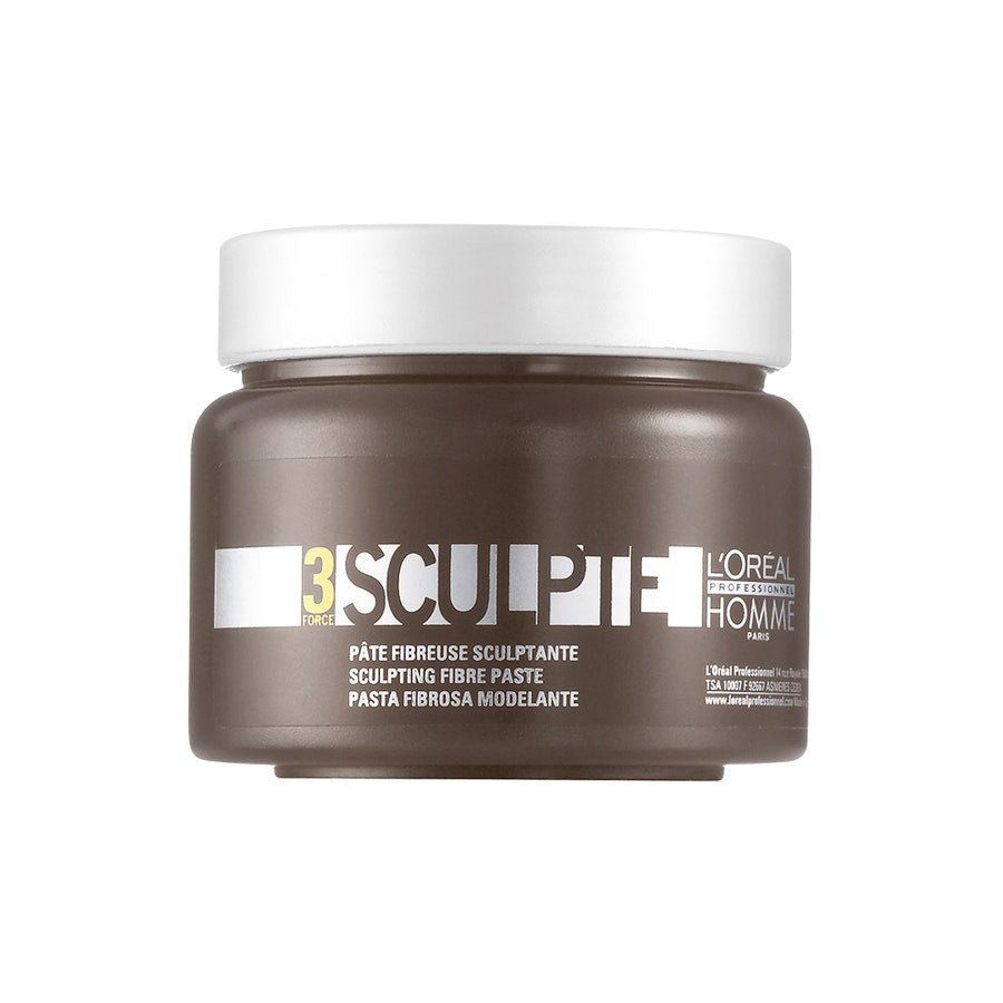 L'Oreal Professionnel Man Sculpting Fibrous Paste 150ml (5.07fl oz) - FrenchBeautyHub
