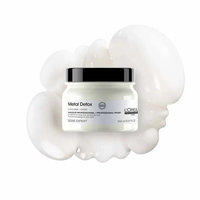 L'Oréal Professionnel Metal Detox protective Masks 150ml (5.07fl oz) - FrenchBeautyHub