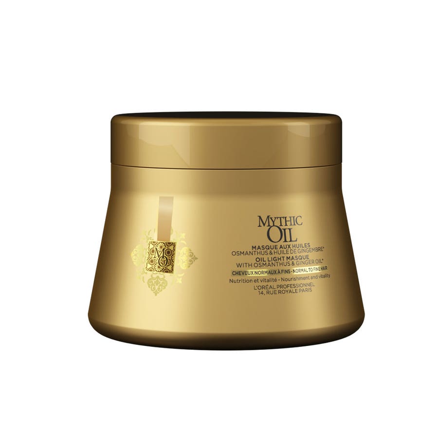 L'Oréal Professionnel Mythic Oil Oil Mask for Normal to Fine Hair 200ml (6.76fl oz) - FrenchBeautyHub