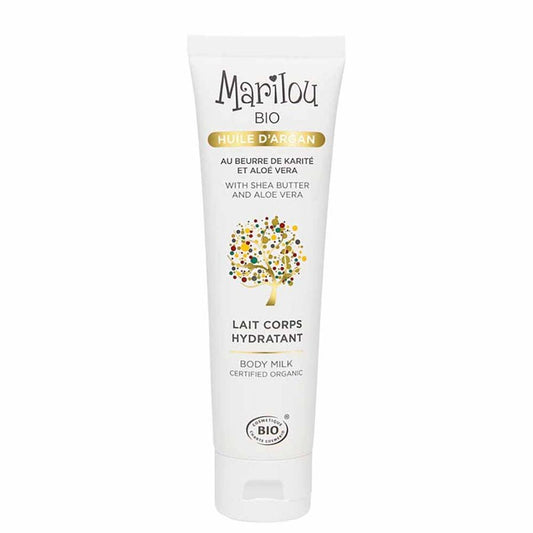 Marilou Bio Argan oil Body Milk Dry Skin 100ml (3.38fl oz) - FrenchBeautyHub