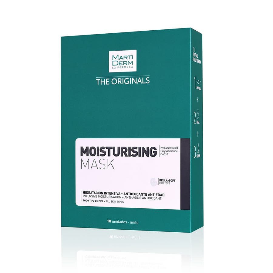 Martiderm The Originals Moisturising Mask x10 Unidoses for All Skin Types - FrenchBeautyHub