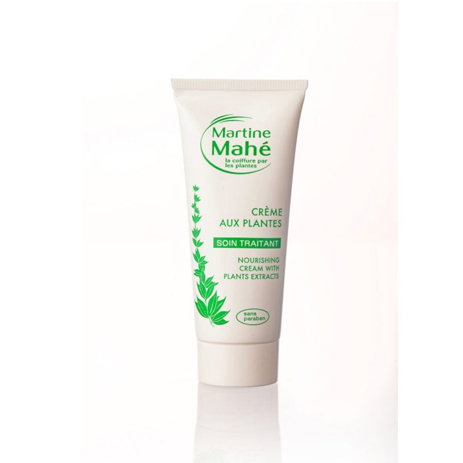 Martine Mahe Herbal Cream 100ml (3.38 fl oz) for Dry Hair Treatment - FrenchBeautyHub