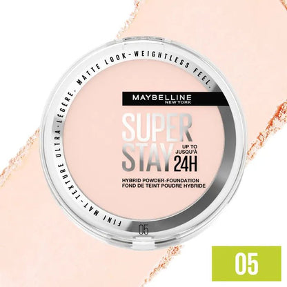 Maybelline New York Superstay 24H Hybride Long - Wear Powder Foundation 9g (0.32 oz) - FrenchBeautyHub