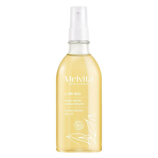 Melvita L'Or Bio Extraordinary Dry Oil 100ml (3.38fl oz) - FrenchBeautyHub