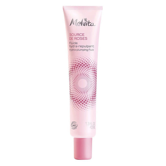 Melvita Source de Roses Hydra+Plumping Fluid 40ml (1.35 fl oz) - FrenchBeautyHub