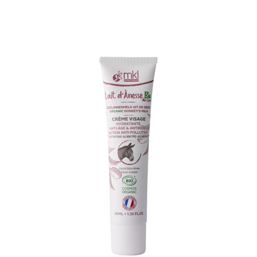 Mkl Asses Milk Anti - Age Face Cream COSMOS ORGANIC 40ml (1.35fl oz) - FrenchBeautyHub