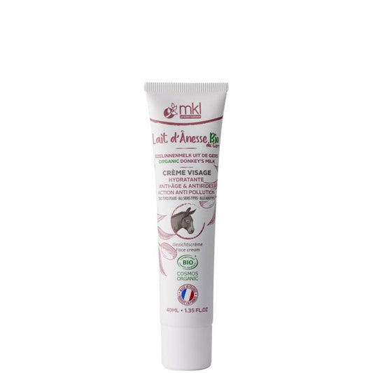 Mkl Asses Milk Anti - Age Face Cream COSMOS ORGANIC 40ml (1.35fl oz) - FrenchBeautyHub