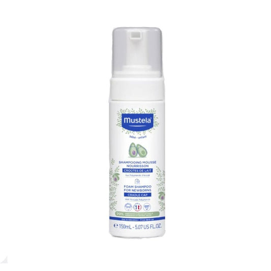 Mustela Bebe Foam Shampoo For Newborns 150ml (5.07fl oz) - FrenchBeautyHub