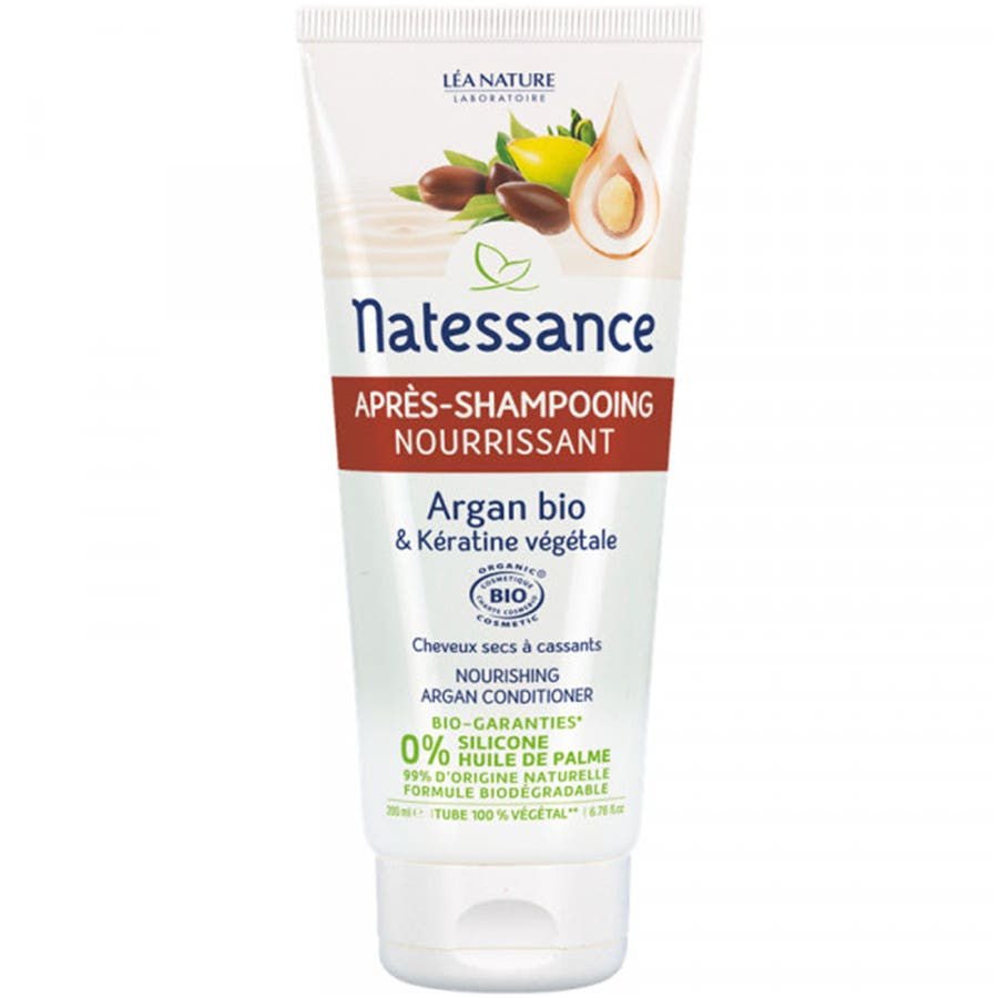 Natessance Argan Nourishing Conditioner with Plant Keratin 200ml (6.76 fl oz) - FrenchBeautyHub