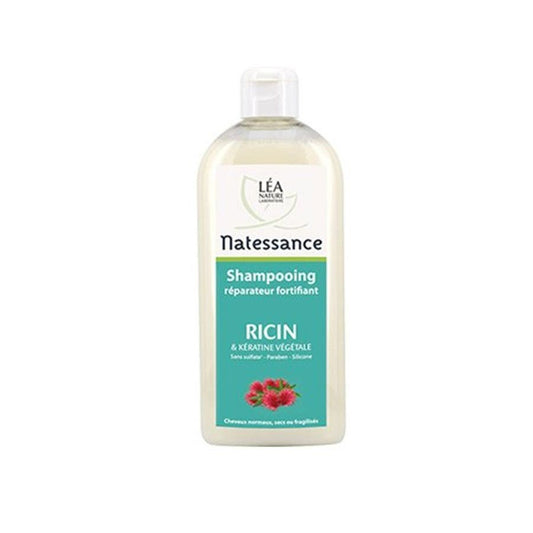 Natessance Fortifying Repairing Shampoo Castor Oil 500ml (16.90fl oz) - FrenchBeautyHub