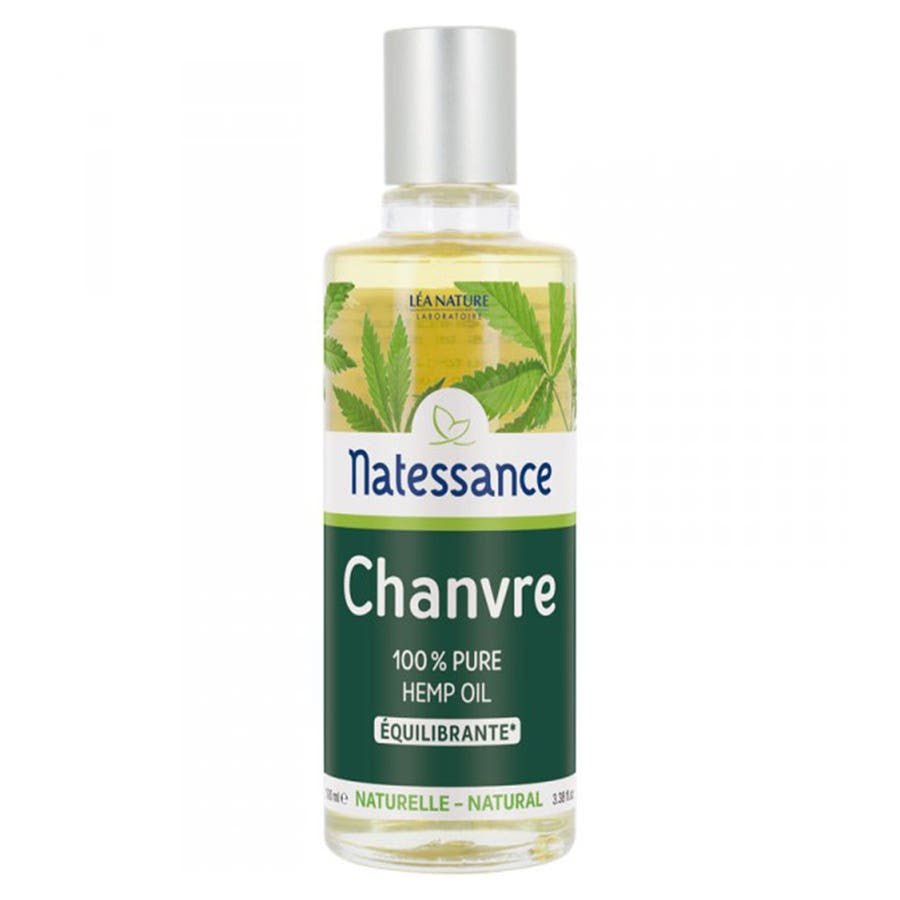 Natessance Hemp Oil Pure Balancing Oil 100ml (3.38fl oz) - FrenchBeautyHub