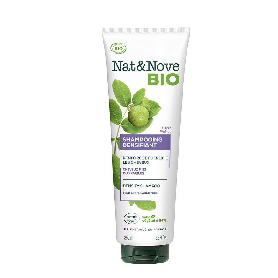 NAT&NOVE BIO organic densifying shampoo fine or fragile hair 250ml (8.45fl oz) - FrenchBeautyHub
