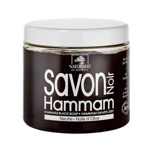 Naturado Hammam Black Soap 600ml (20.28fl oz) - FrenchBeautyHub