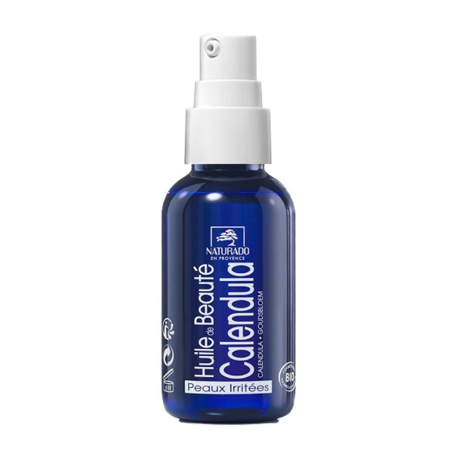 Naturado Organic Calendula Beauty Oil Irritated Skin 50ml (1.69fl oz) - FrenchBeautyHub