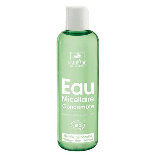 Naturado Organic Cucumber Micellar Water Face, Eyes, Lips 200ml (6.76fl oz) - FrenchBeautyHub