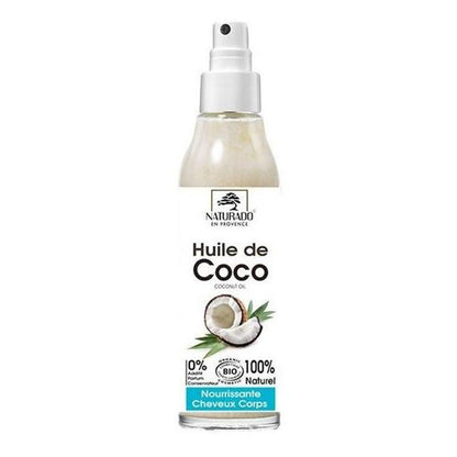 Naturado Pure Organic Coco Oil Spray Body & Hair 150ml (5.07fl oz) - FrenchBeautyHub