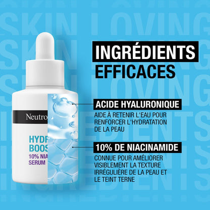 Neutrogena Hydro Boost 10% Niacinamide Serum 30ml (1.01fl oz) - FrenchBeautyHub