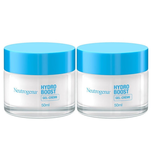 Neutrogena Hydro Boost Hyaluronic Acid Gel - Cream Perfumes free 50ml x2 (1.69fl oz x2) - FrenchBeautyHub