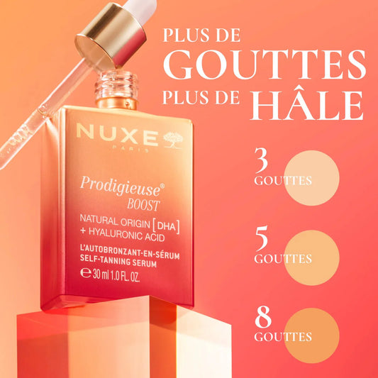 Nuxe Prodigieuse Boost Sérum Self - Tanning Serum 30ml (1.01fl oz) - FrenchBeautyHub