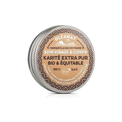 Oleanat Shea Butter Extra Pur Bioes And Fair Trade The Karites Of Africa 100ml (3.38fl oz) - FrenchBeautyHub