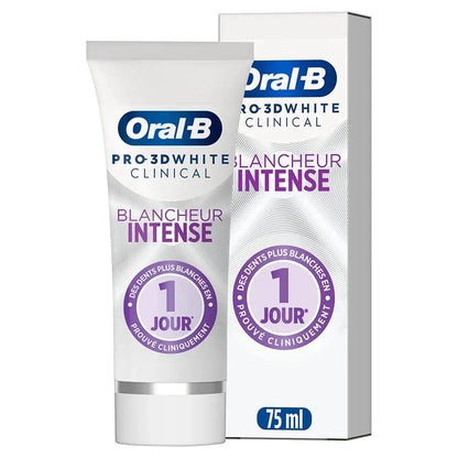 Oral - B Pro 3D White Clinical Intensive Whitening Toothpaste 75ml (2.53fl oz) - FrenchBeautyHub