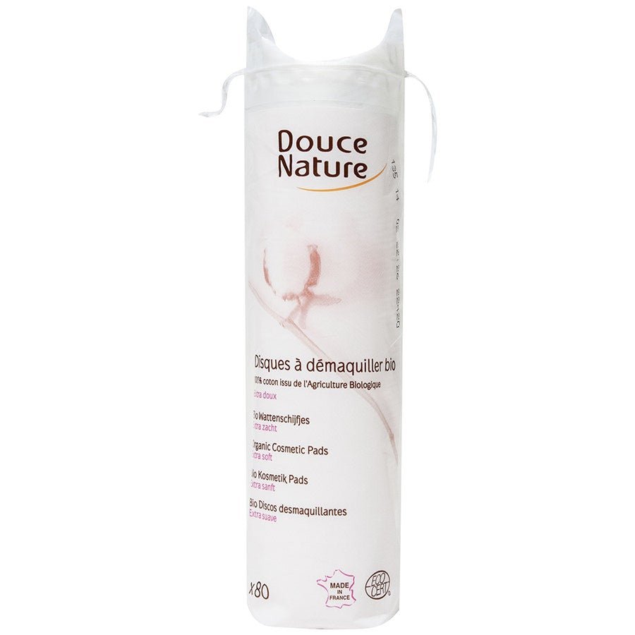 Pharm'Up Organic make - up remover ovals x80 units - FrenchBeautyHub