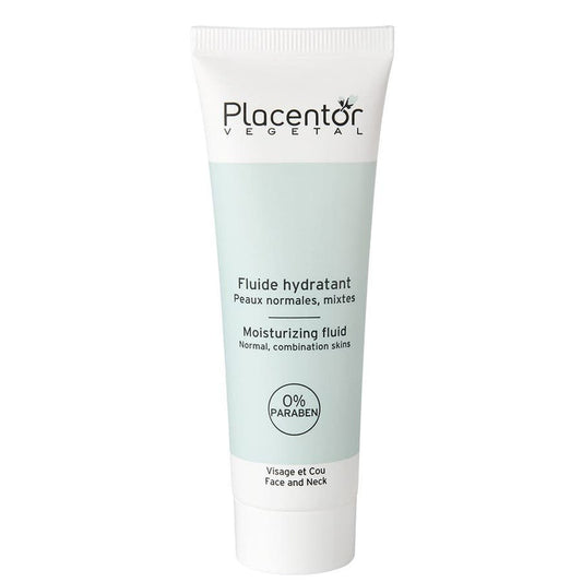 Placentor Vegetal Moisturizing Fluid 40ml (1.35 fl oz) for Normal to Combination, Dehydrated Skin - FrenchBeautyHub