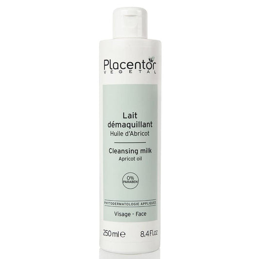 Placentor Vgtal Cleansing Milk With Apricot Oil 250ml (8.45fl oz) - FrenchBeautyHub