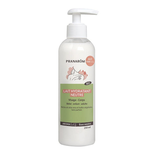 Pranarm Aromaself Organic Neutral Moisturising Milk Face, Body, Hands 250ml (8.45fl oz) - FrenchBeautyHub