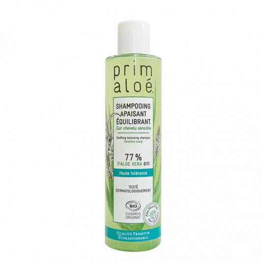 Prim Aloe Soothing Balancing Shampoo 78% Aloe Vera 250ml (8.45fl oz) - FrenchBeautyHub