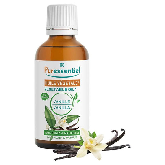 Puressentiel Bioes Plant Oil Vanilla Face, Body and Hair 50ml (1.69fl oz) - FrenchBeautyHub