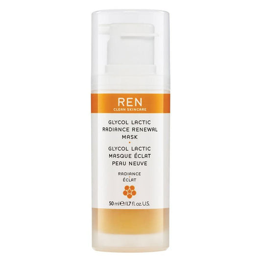 REN Clean Skincare Radiance Glycol Lactic Skin Renewal Masks 50ml (1.69fl oz) - FrenchBeautyHub